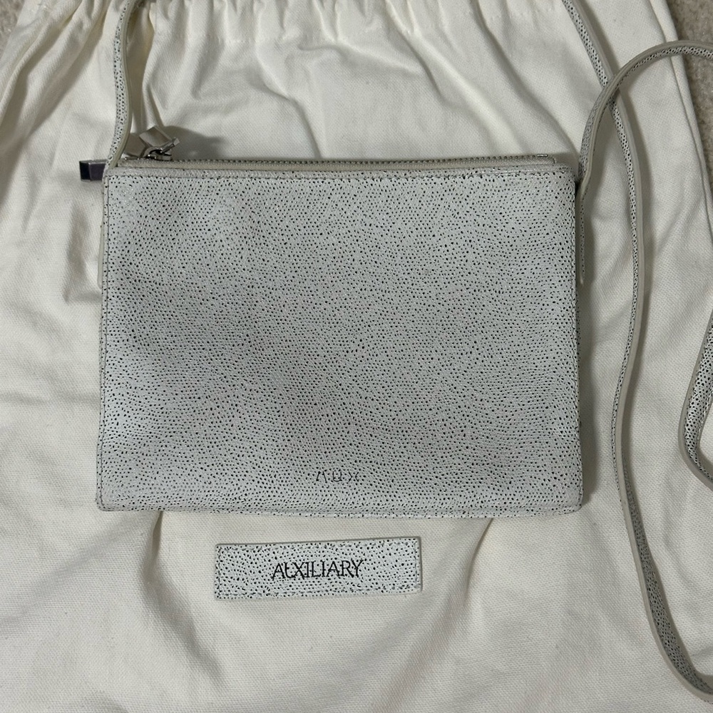Auxiliary Light Gray Crossbody Bag